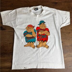 Vintage 90s Flintstone Fred & Barney T shirt